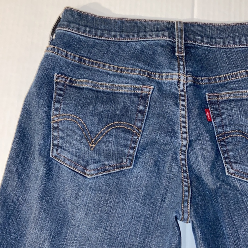 Levi’s 515 Women’s Bootcut Blue Jeans Size 6 Short - Picture 8 of 14